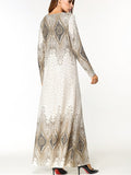 Gentle And Quiet Printed Maxi Dress