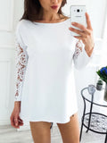 Lace to the Finish Causal Top