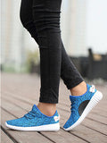 Unisex Causal Mesh Lace-up Sneakers