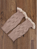 Lace Knitting Boot Cuffs - FIREVOGUE