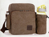 Casual Style Multifunction Canvas Bag with Detachable Bottle bag - FIREVOGUE