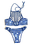 Macrame Breast Bikini Top and Bottom Two Piece Suit - FIREVOGUE