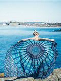 Vintage Pattern Round Beach Blanket - FIREVOGUE