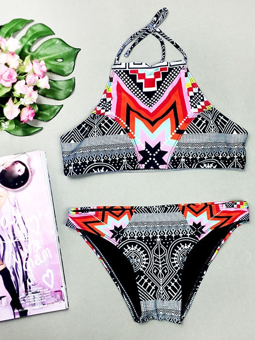 Some Kinda Love Exotic Pattern Bikini Sets - FIREVOGUE