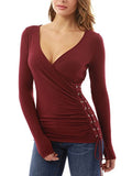 Meant to V Ribbed Top - FIREVOGUE
