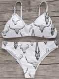 Cute Cow Print Bikini Sets - FIREVOGUE