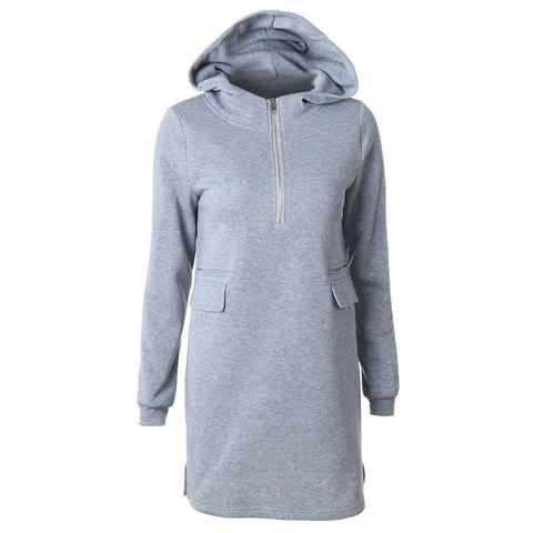 Let It Be Long Pocket Hooded Sweatshirt - FIREVOGUE