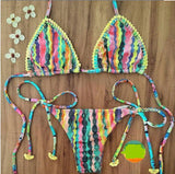 Sun Kisser Multi-colored Bikini Sets - FIREVOGUE