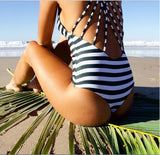Striped From the Headlines Swimsuit - FIREVOGUE
