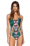 Queen 4 a Day Printed Swimsuit - FIREVOGUE