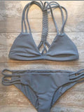 Good Tie Cutout Bikini Set - FIREVOGUE