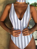 All The Stripe Moves One-piece Swimsuit