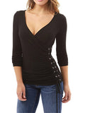Meant to V Ribbed Top - FIREVOGUE
