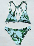 Love or Just a Game Leaf Bikini Sets - FIREVOGUE