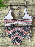 Summery Fancy Printed Bikini Set - FIREVOGUE
