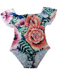 Pretty in Floral One-piece Swimsuit - FIREVOGUE