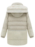 Winter Coat Hooded Parka - FIREVOGUE