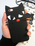 Black Cat iPhone Protective Phone Case - FIREVOGUE
