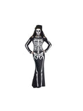 All Hallows Skeleton Bones Bodycon Dress