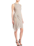 Asymmetric Sleeveless Side Split Dress - FIREVOGUE