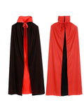 Halloween Costume Red&Black Cloak