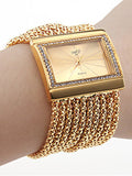 Women Crystal Square Watch