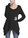 Casual V-neck Long Sleeve Loose Top