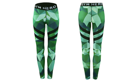 Camouflage Printed Stretchy Leggings - FIREVOGUE