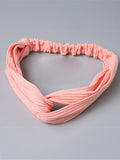 Solid Color Elastic Knitted Headband