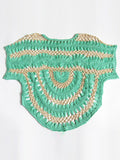 Knitted Crochet Bikini Cover-up