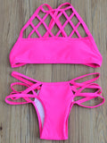 Cast Your Net Bright Color Bikini Sets - FIREVOGUE