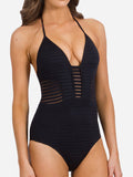 Sexy One-piece Halter Backless Swimsuit