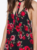 Stop and Smell the Roses Halter Dress - FIREVOGUE