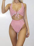 All The Stripe Moves Bikini Sets - FIREVOGUE