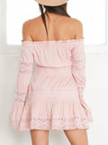 Lace Be Honest Off-the-Shoulder Dress