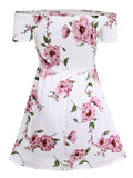 Sweet Love Off-the-Shoulder Floral Dress