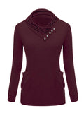 Neck and Neck Button Top - FIREVOGUE