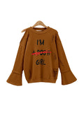 I'm a Posh Girl Bell Sleeve Sweatshirt - FIREVOGUE