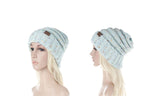 Without You Mixed Color Knitted Hat