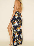 Slit This One Out Halter Dress