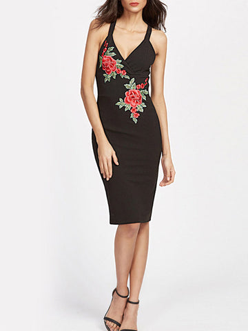 Rose to the Occasion Bodycon Dress