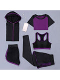 5-pcs-set Gym Outfit Dri-fit Yoga Suits