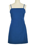 Casual Solid Color Back Tie Mini Dress - WealFeel