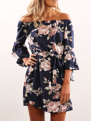Sits Well With You Off-the-Shoulder Dress