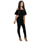 Frilled to Pieces Off-the-Shoulder Jumpsuit