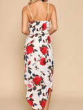 Rose Garden  Harnesses Maxi Dress For Beach Wear