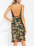 Sea Of Flowers Strappy Dress