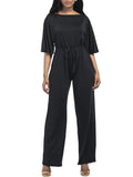 Plus Size Causal Loose Jumpsuit