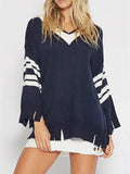 Young For You V-neck Casual Sweater