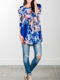 Flower Play Ruffle Top